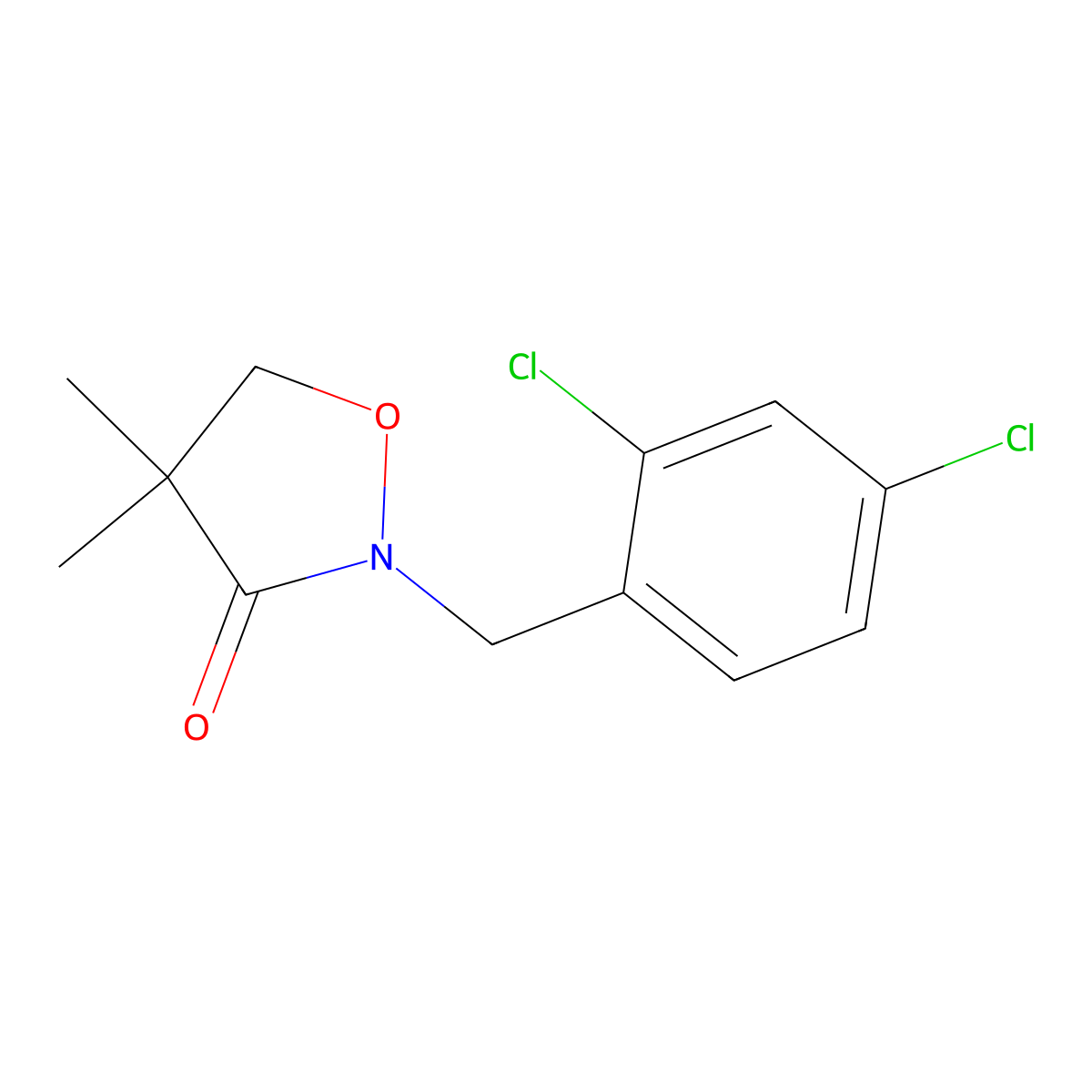 Bixlozone molecular structure, CAS 81777-95-9