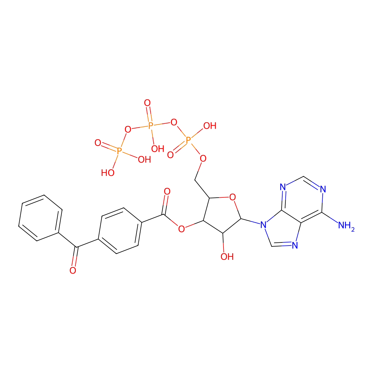 BzATP molecular structure, CAS 81790-82-1