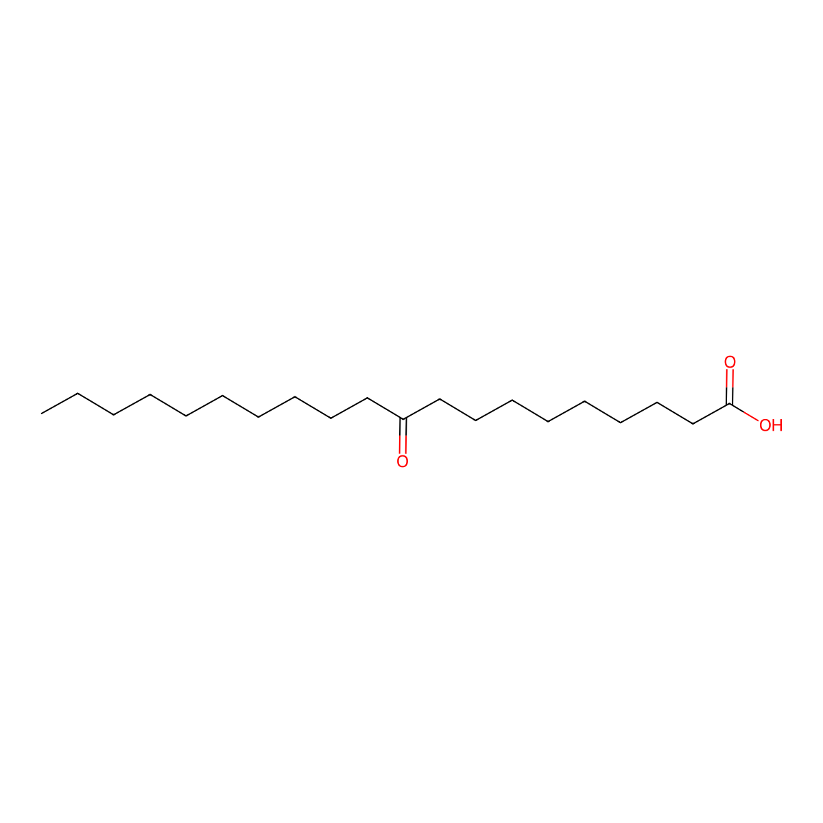 10-Oxoicosanoic acid molecular structure, CAS 818-24-6
