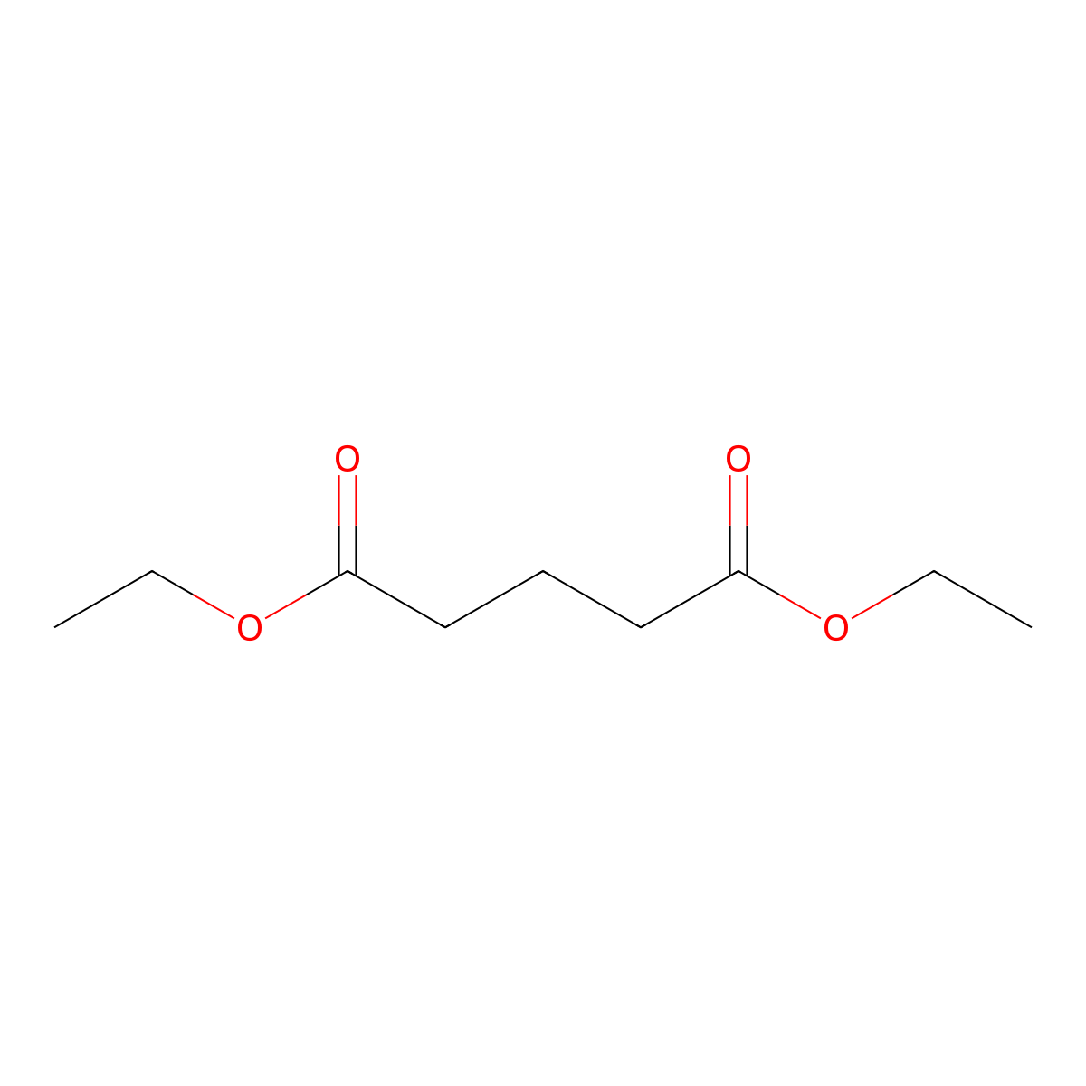 Diethyl glutarate molecular structure, CAS 818-38-2