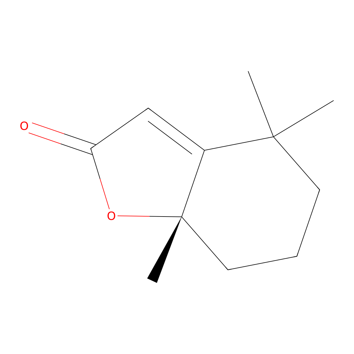 Dihydroactinidiolide, (+)- molecular structure, CAS 81800-41-1