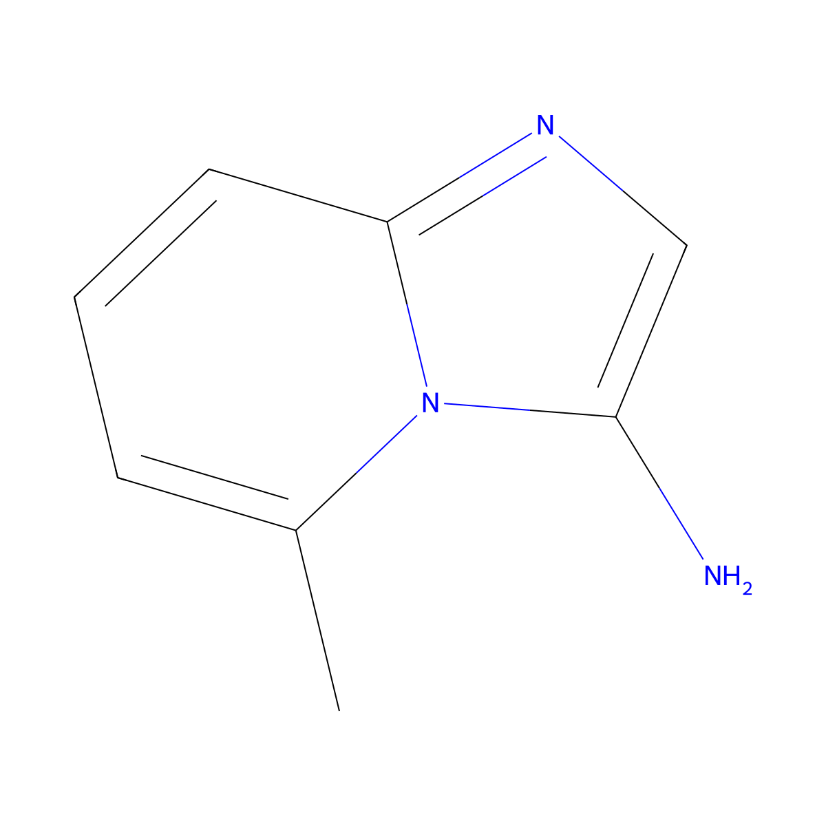 5-Methylimidazo[1,2-a]pyridin-3-amine molecular structure, CAS 81809-82-7