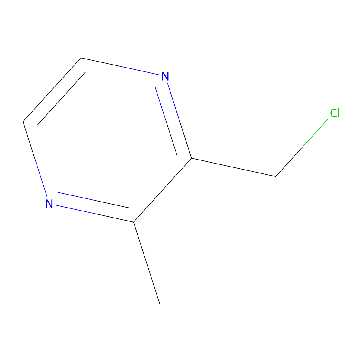 2-(Chloromethyl)-3-methylpyrazine molecular structure, CAS 81831-67-6