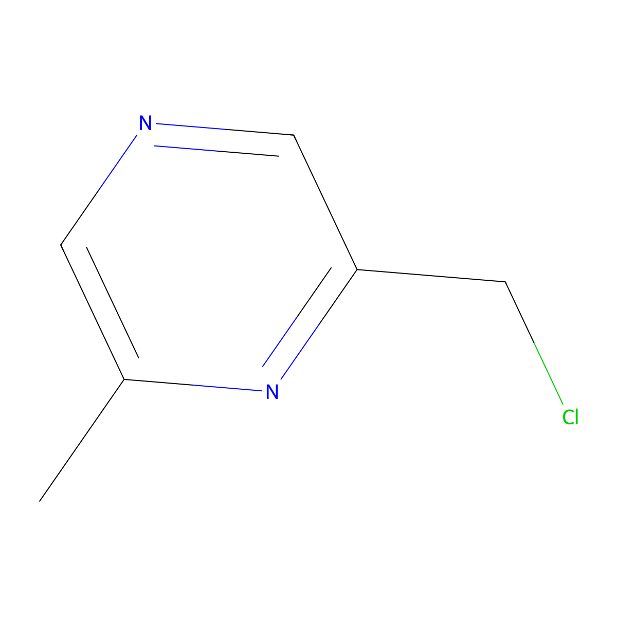 2-(Chloromethyl)-6-methylpyrazine molecular structure, CAS 81831-69-8