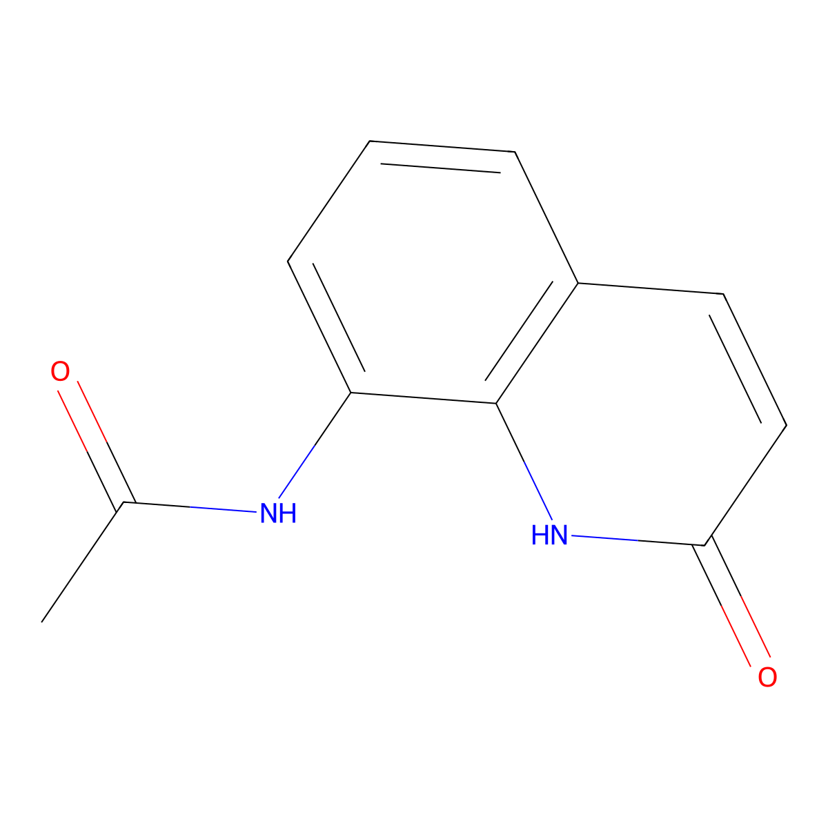 N-(2-Oxo-1,2-dihydroquinolin-8-YL)acetamide molecular structure, CAS 81840-11-1