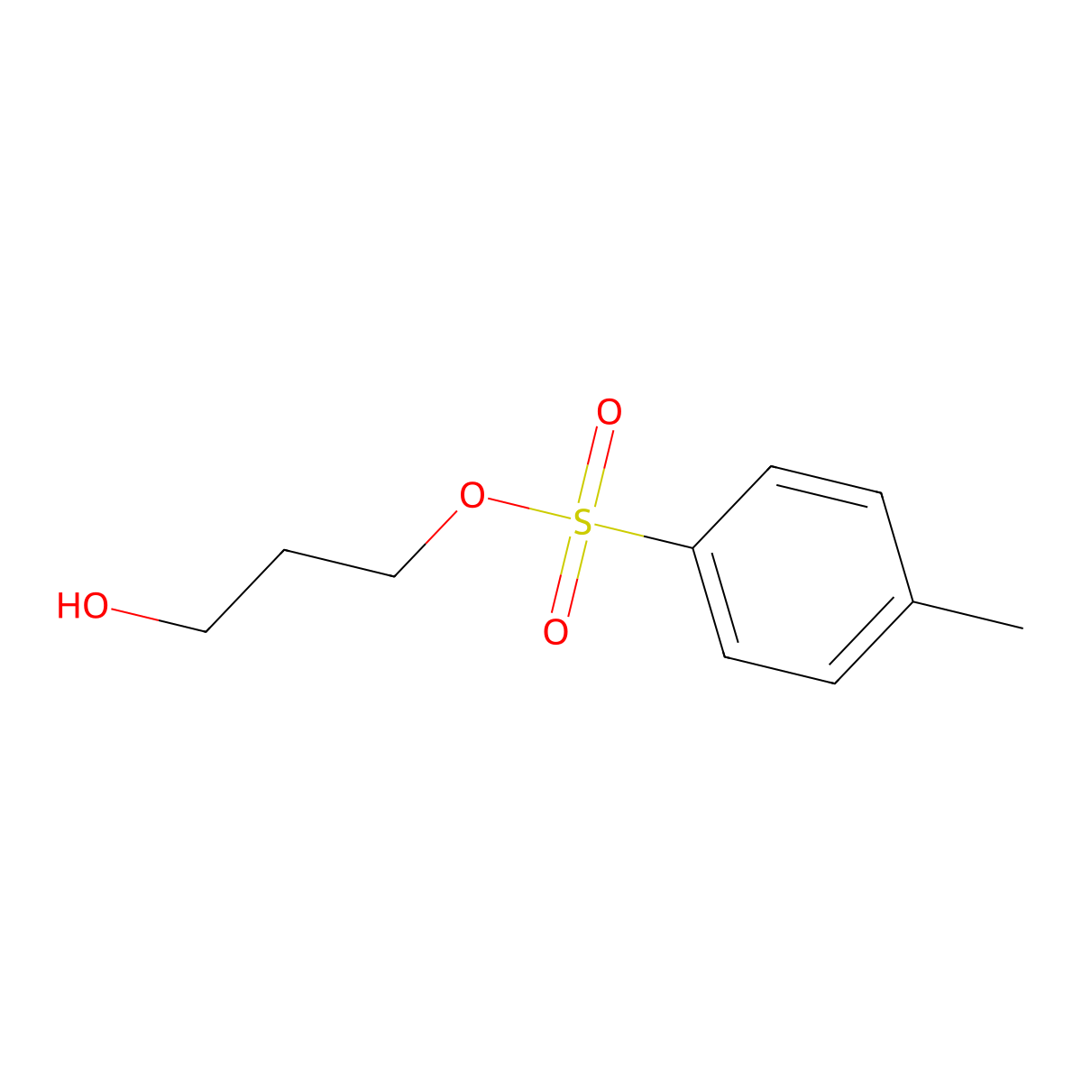3-Hydroxypropyl 4-methylbenzenesulfonate molecular structure, CAS 81842-71-9