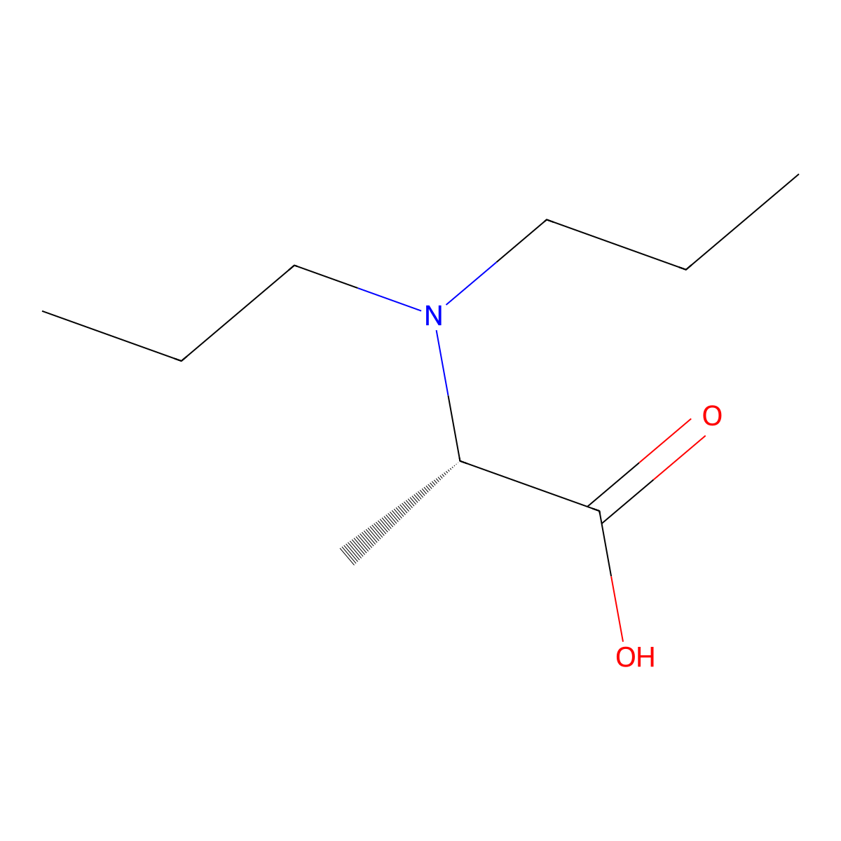 N,N-Dipropyl-L-alanine molecular structure, CAS 81854-56-0