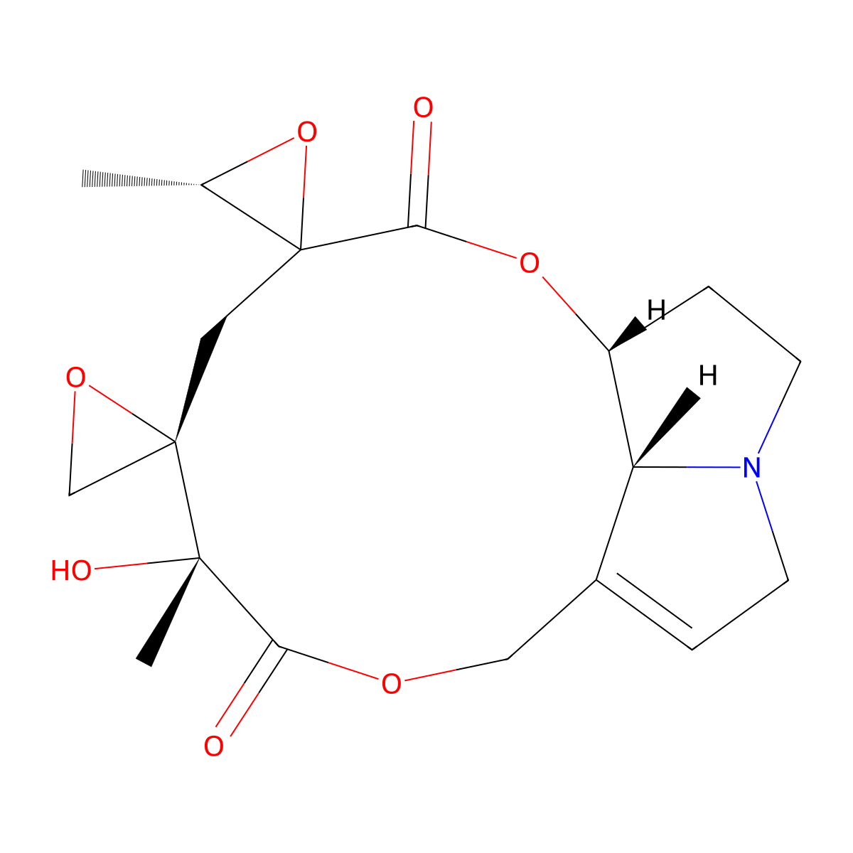 Senecicannabine molecular structure, CAS 81855-31-4