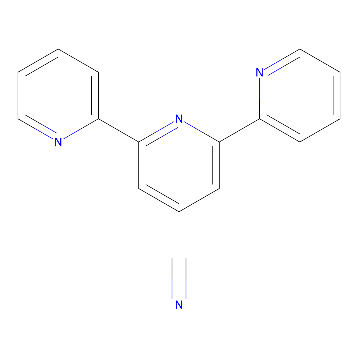 6-(Pyridin-2-yl)-[2,2'-bipyridine]-4-carbonitrile molecular structure, CAS 81874-54-6