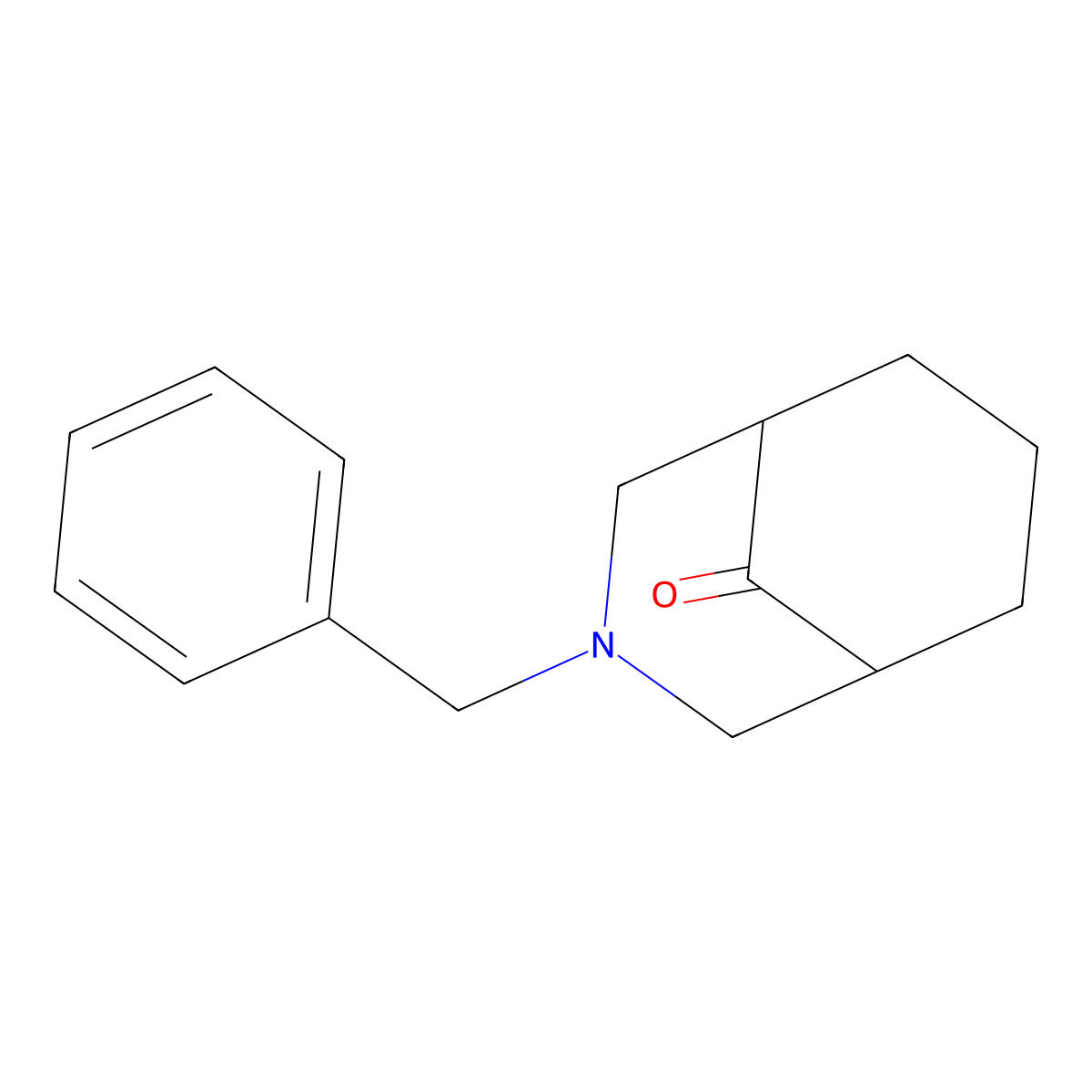 3-Benzyl-3-azabicyclo[3.3.1]nonan-9-one molecular structure, CAS 81879-64-3