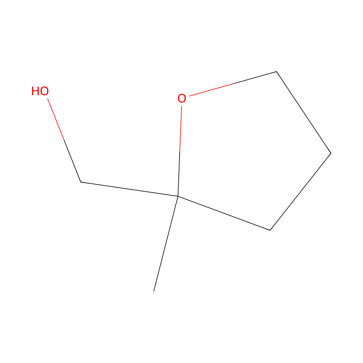 (2-Methyloxolan-2-yl)methanol molecular structure, CAS 81887-61-8