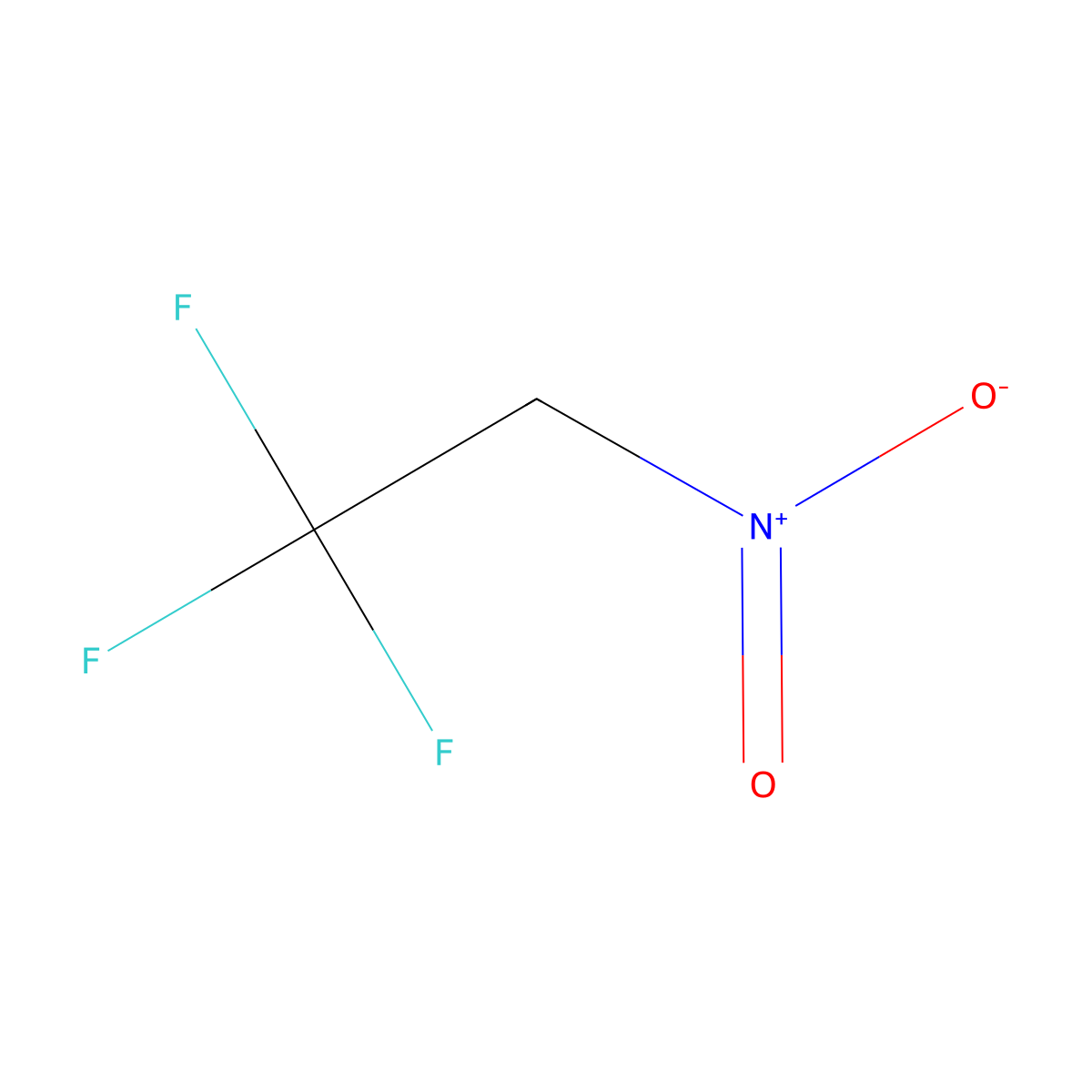 1,1,1-Trifluoro-2-nitroethane molecular structure, CAS 819-07-8