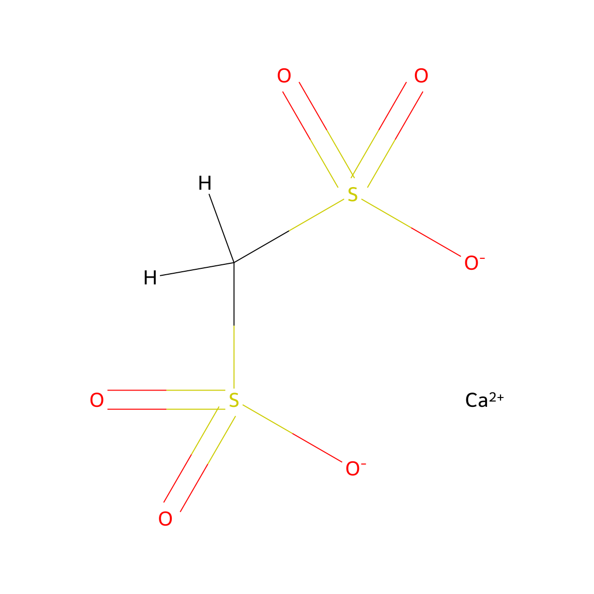 Calcium methionate molecular structure, CAS 819-17-0