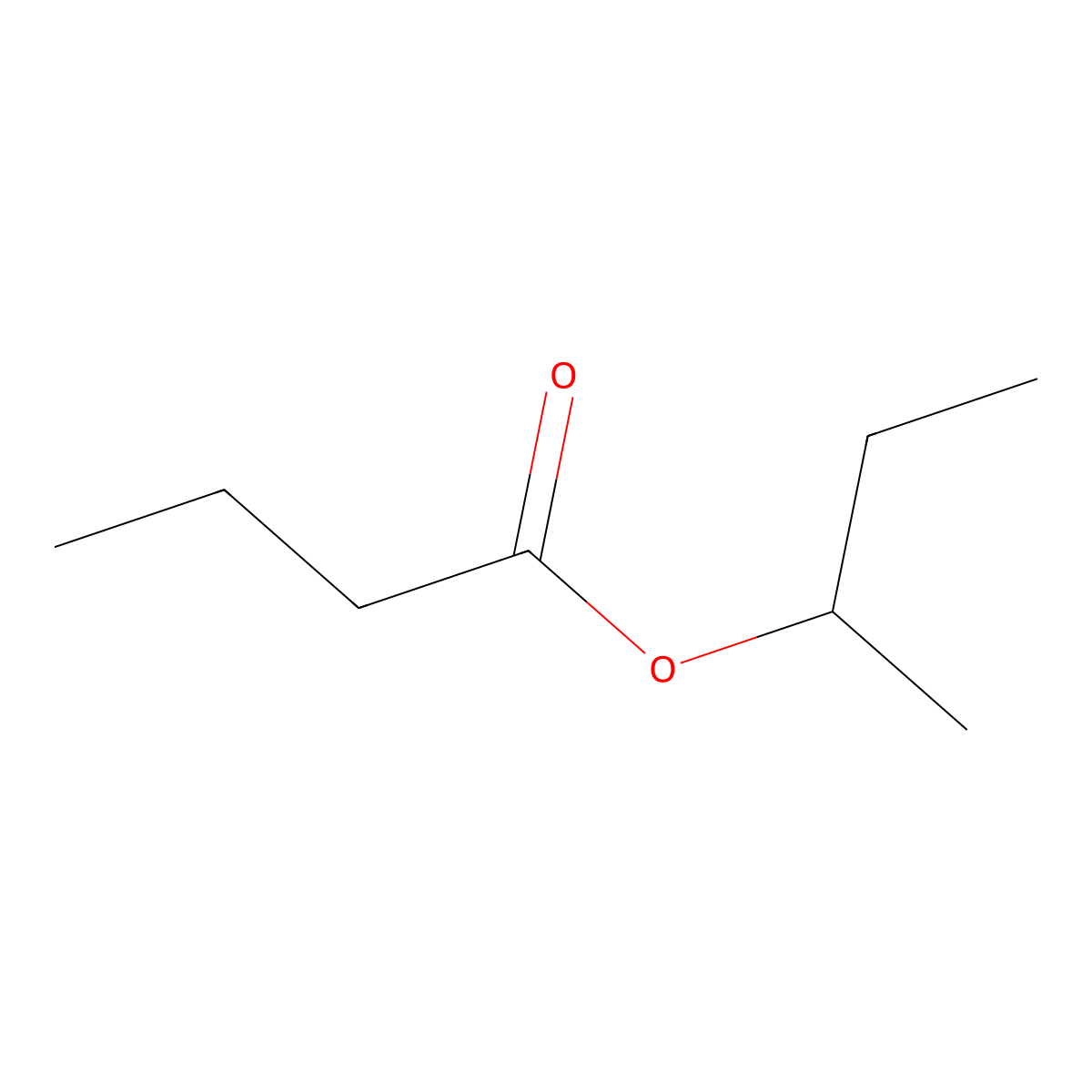 2-Butyl butyrate molecular structure, CAS 819-97-6