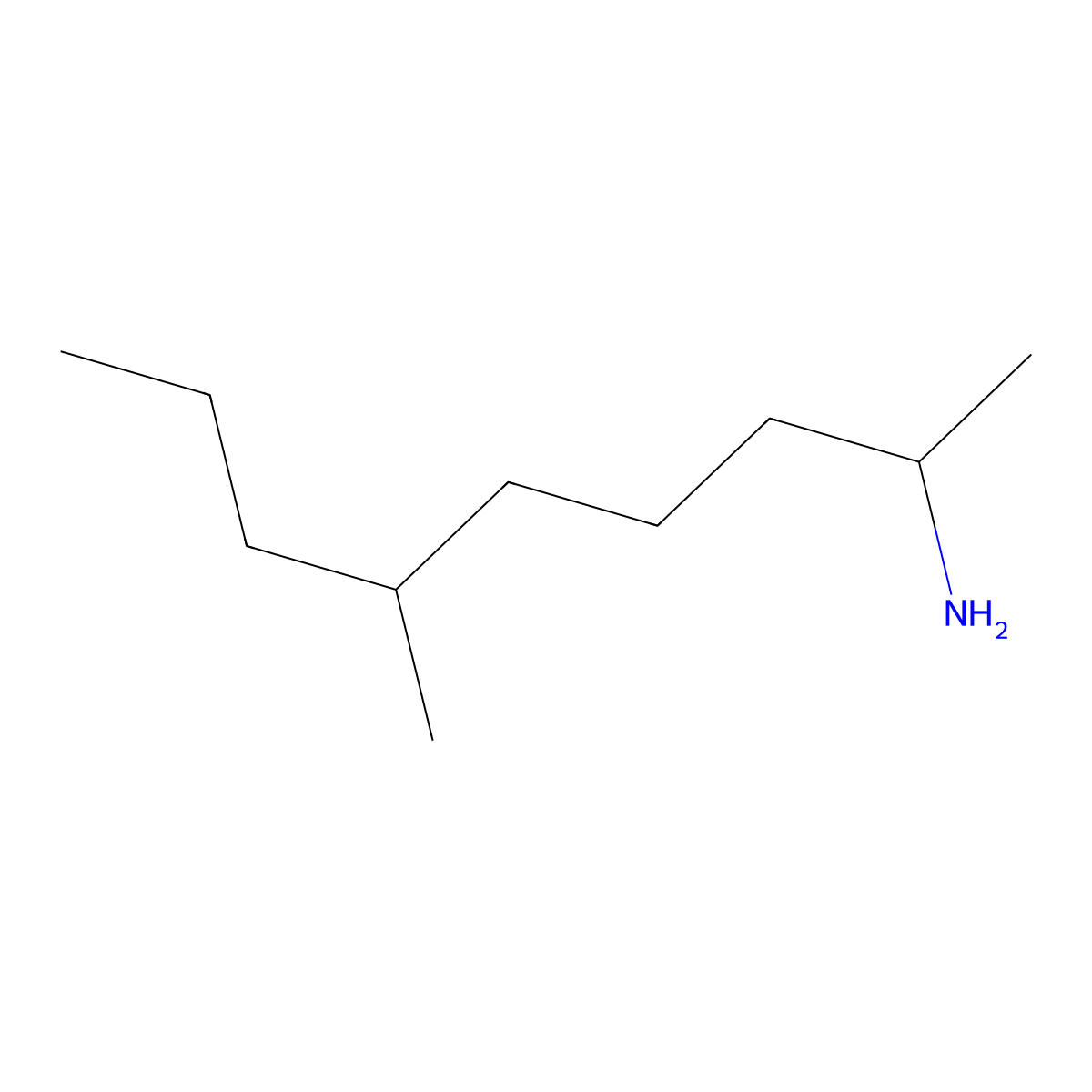 6-Methylnonan-2-amine molecular structure, CAS 81905-16-0