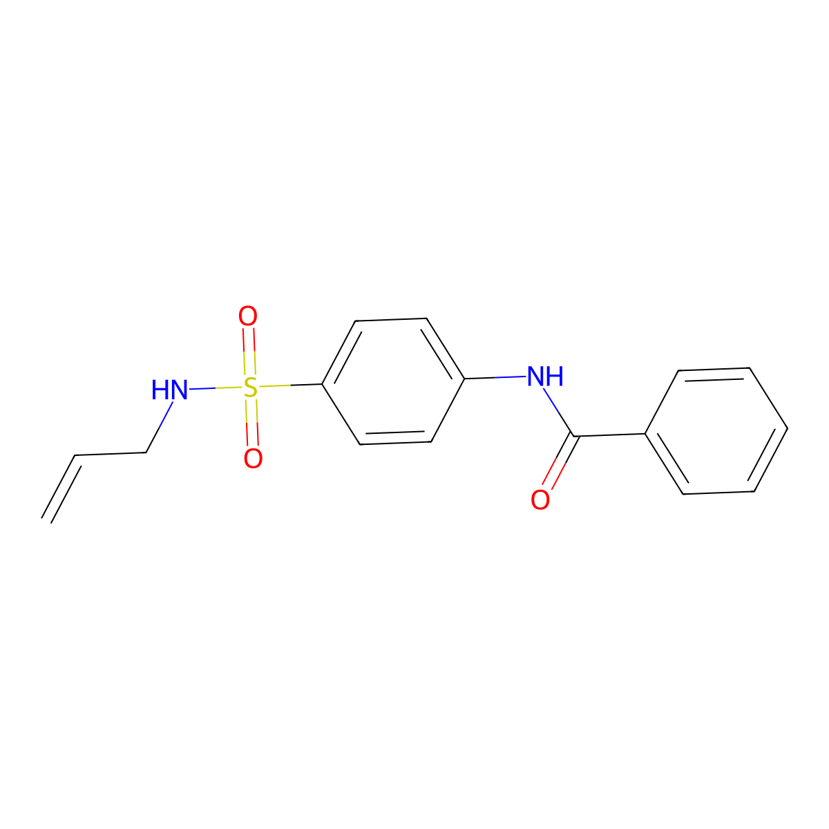 N-{4-[(allylamino)sulfonyl]phenyl}benzamide molecular structure, CAS 819065-06-0