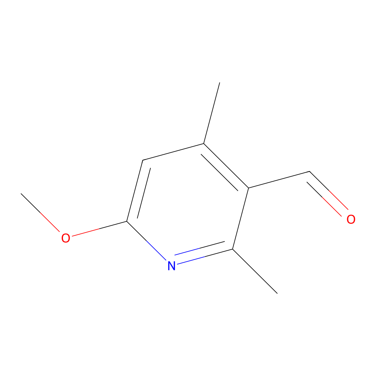 6-Methoxy-2,4-dimethylpyridine-3-carbaldehyde molecular structure, CAS 819069-58-4