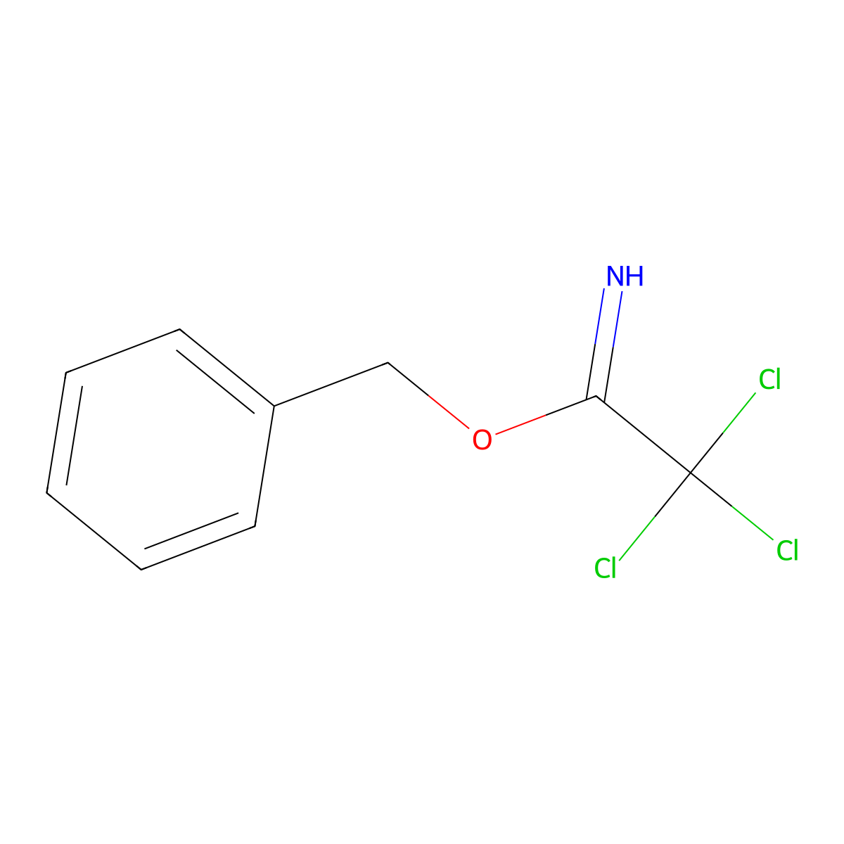 Benzyl 2,2,2-trichloroacetimidate molecular structure, CAS 81927-55-1