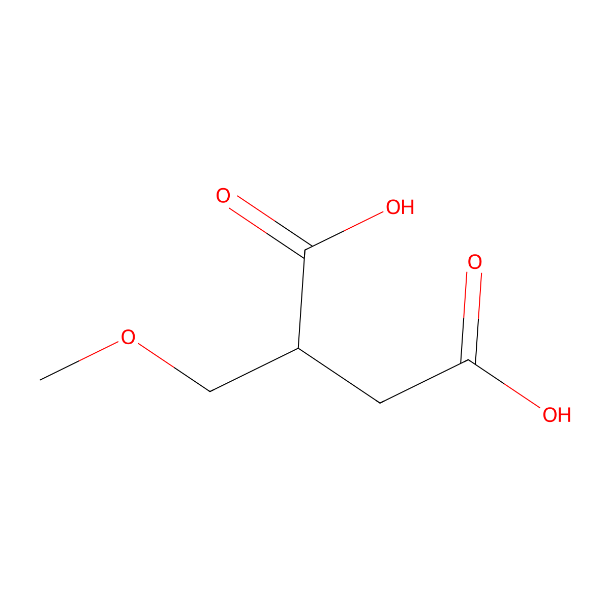 2-(Methoxymethyl)succinic acid molecular structure, CAS 81949-89-5