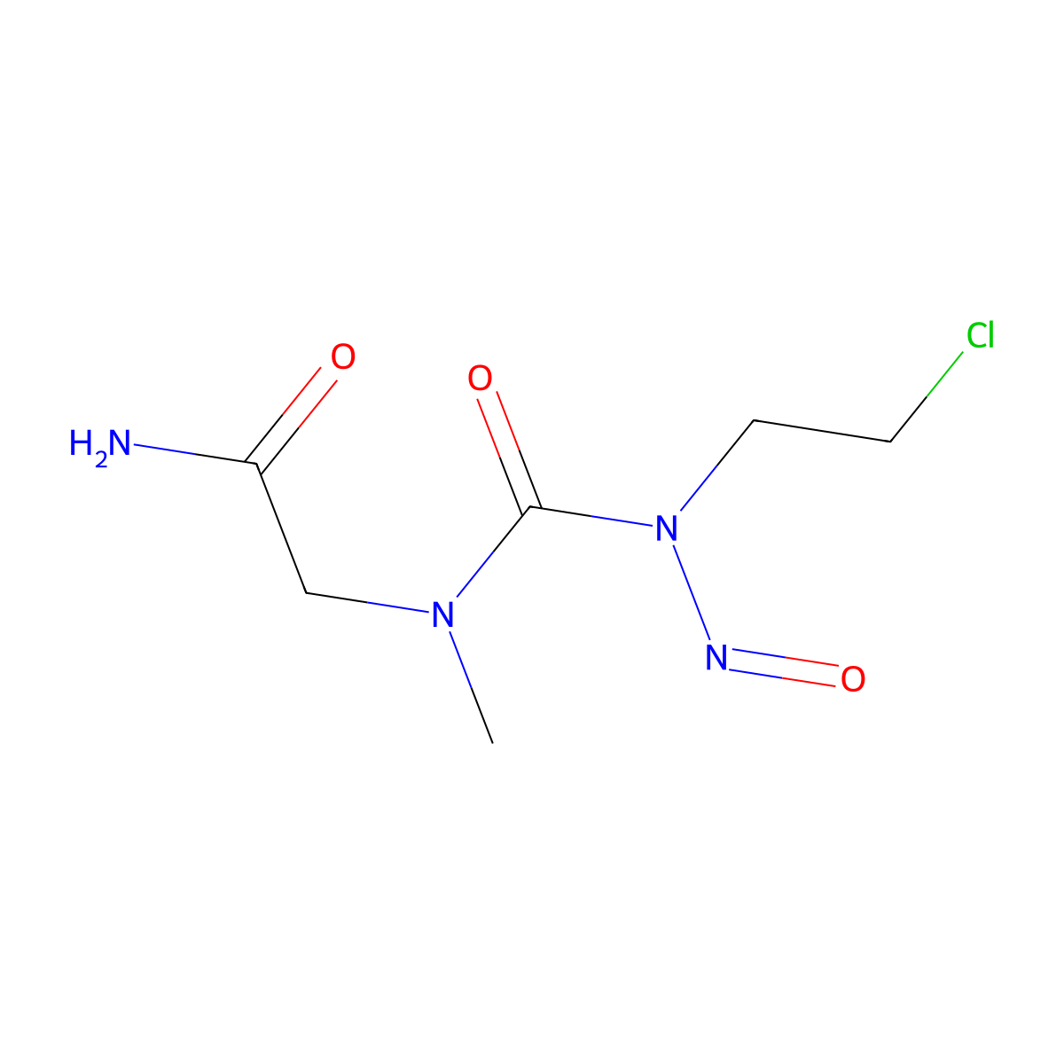 Sarmustine molecular structure, CAS 81965-43-7