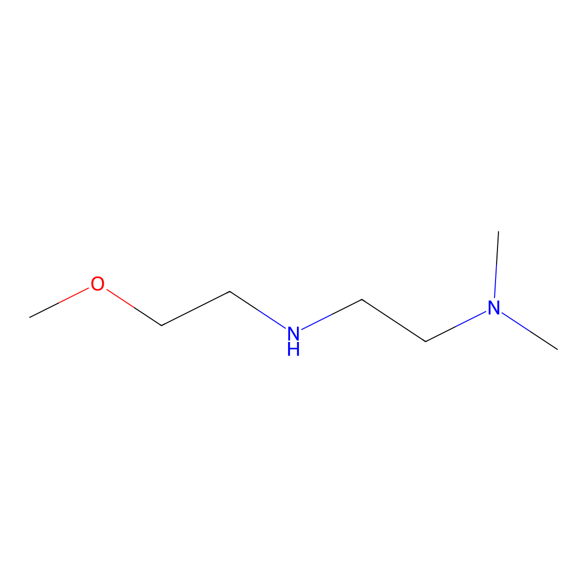 N2-(2-Methoxyethyl)-N1,N1-dimethyl-1,2-ethanediamine molecular structure, CAS 819813-93-9