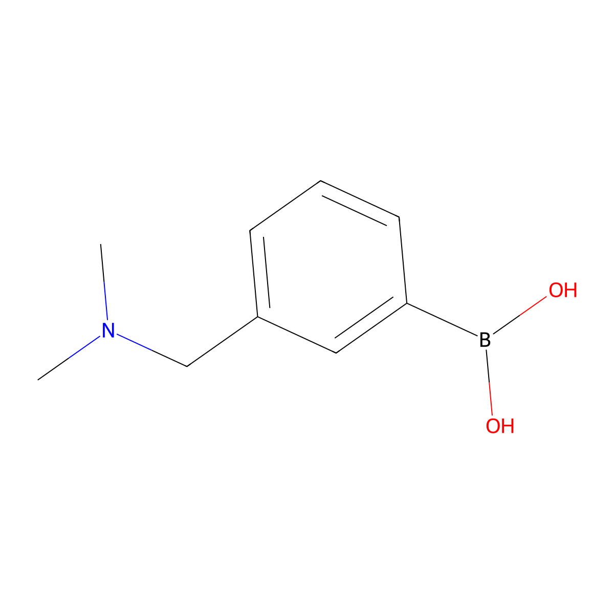3-(N, N-Dimethylaminomethyl) phenylboronic acid molecular structure, CAS 819849-22-4