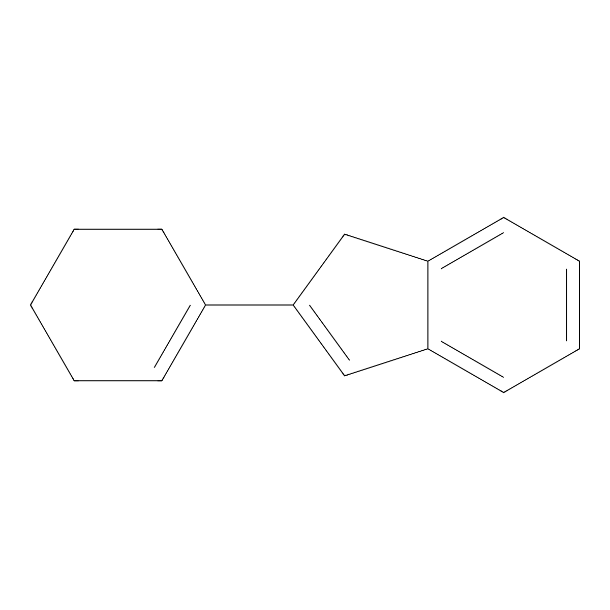 2-(Cyclohex-1-en-1-yl)-1H-indene molecular structure, CAS 819871-48-2