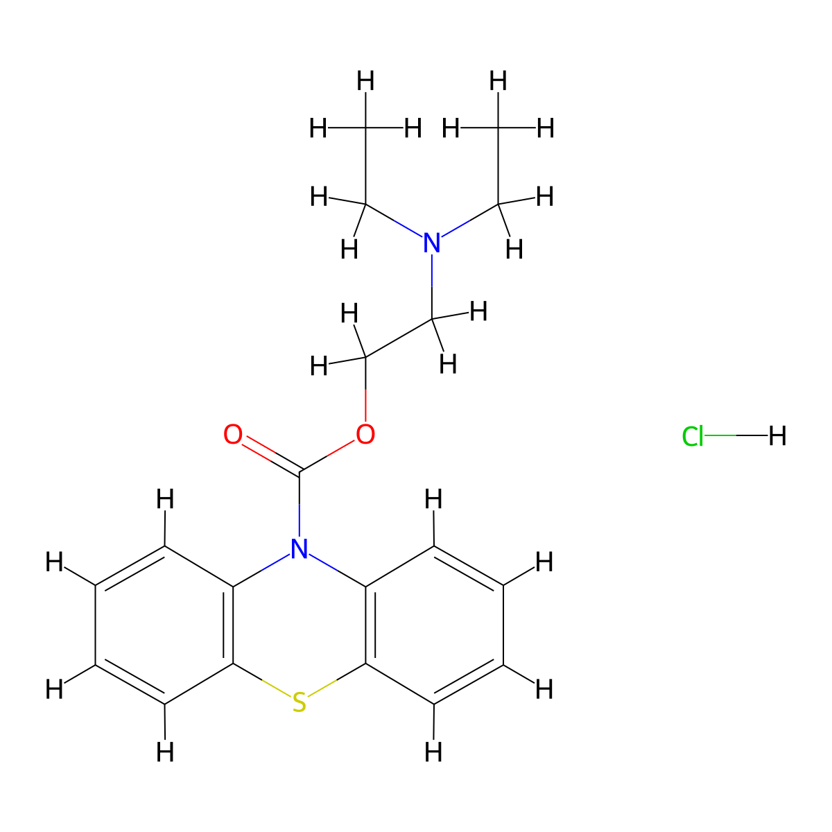 Transergan molecular structure, CAS 82-00-8