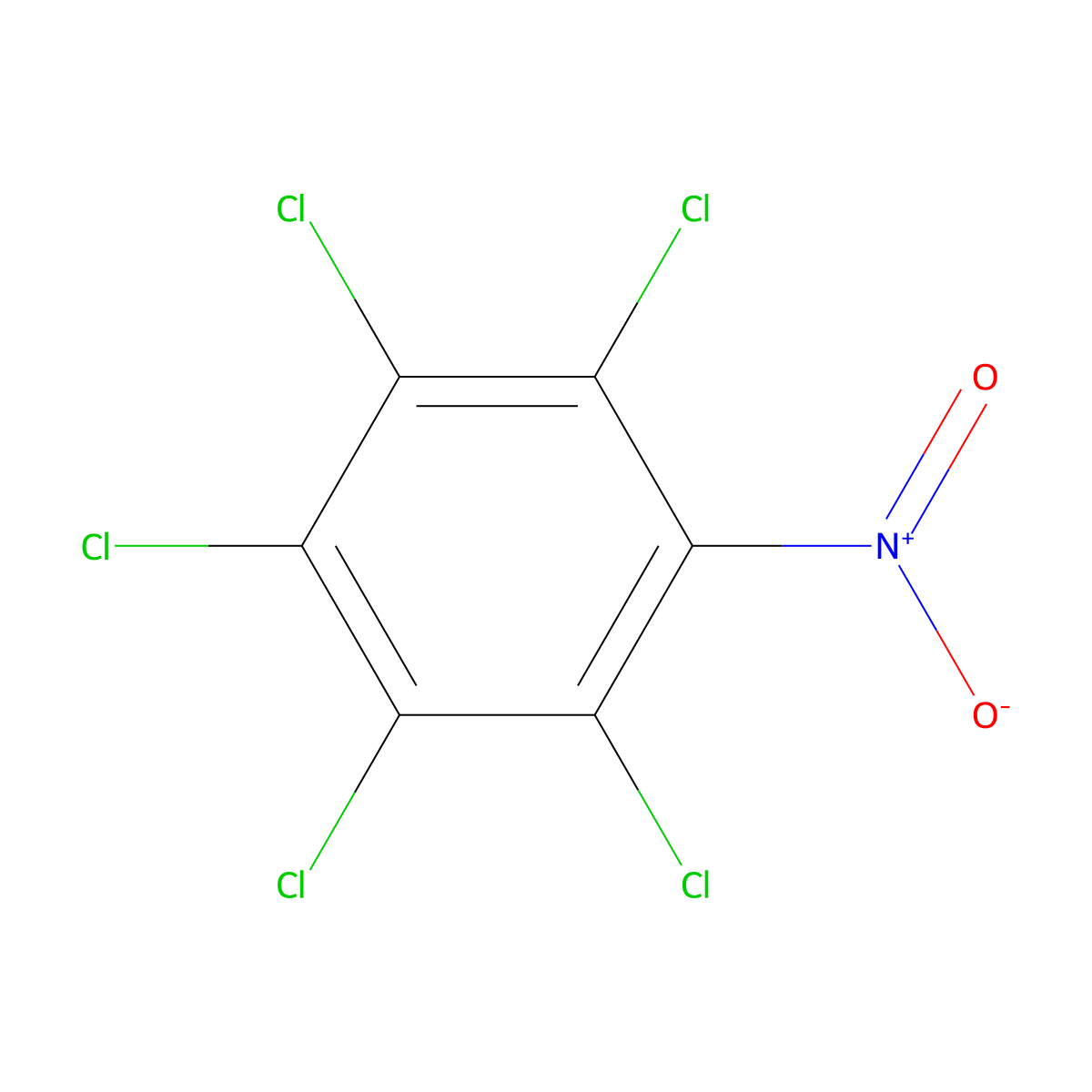 Quintozene molecular structure, CAS 82-68-8
