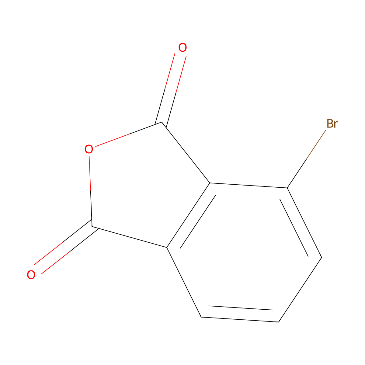 3-Bromophthalic Anhydride molecular structure, CAS 82-73-5