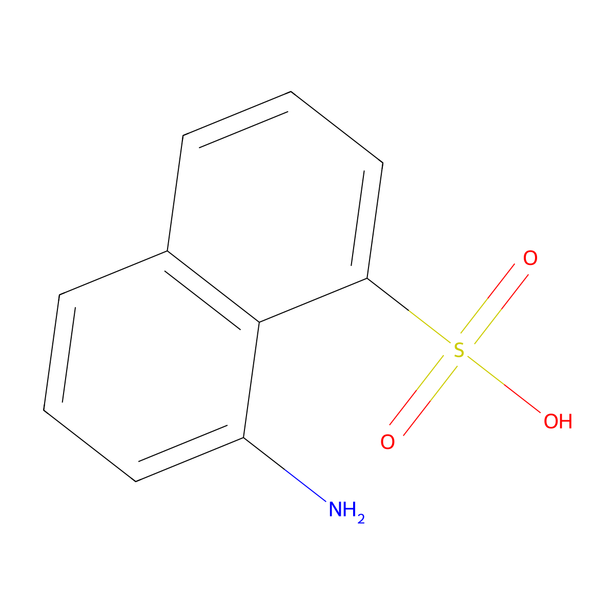 Peri acid molecular structure, CAS 82-75-7