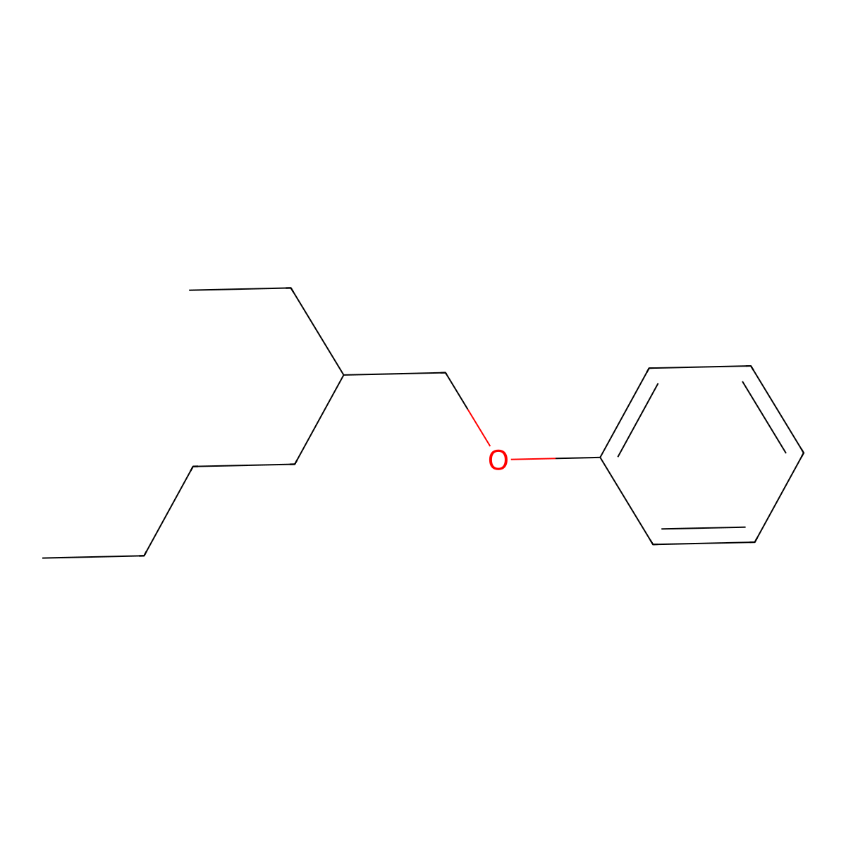 [(2-Ethylhexyl)oxy]benzene molecular structure, CAS 82001-49-8