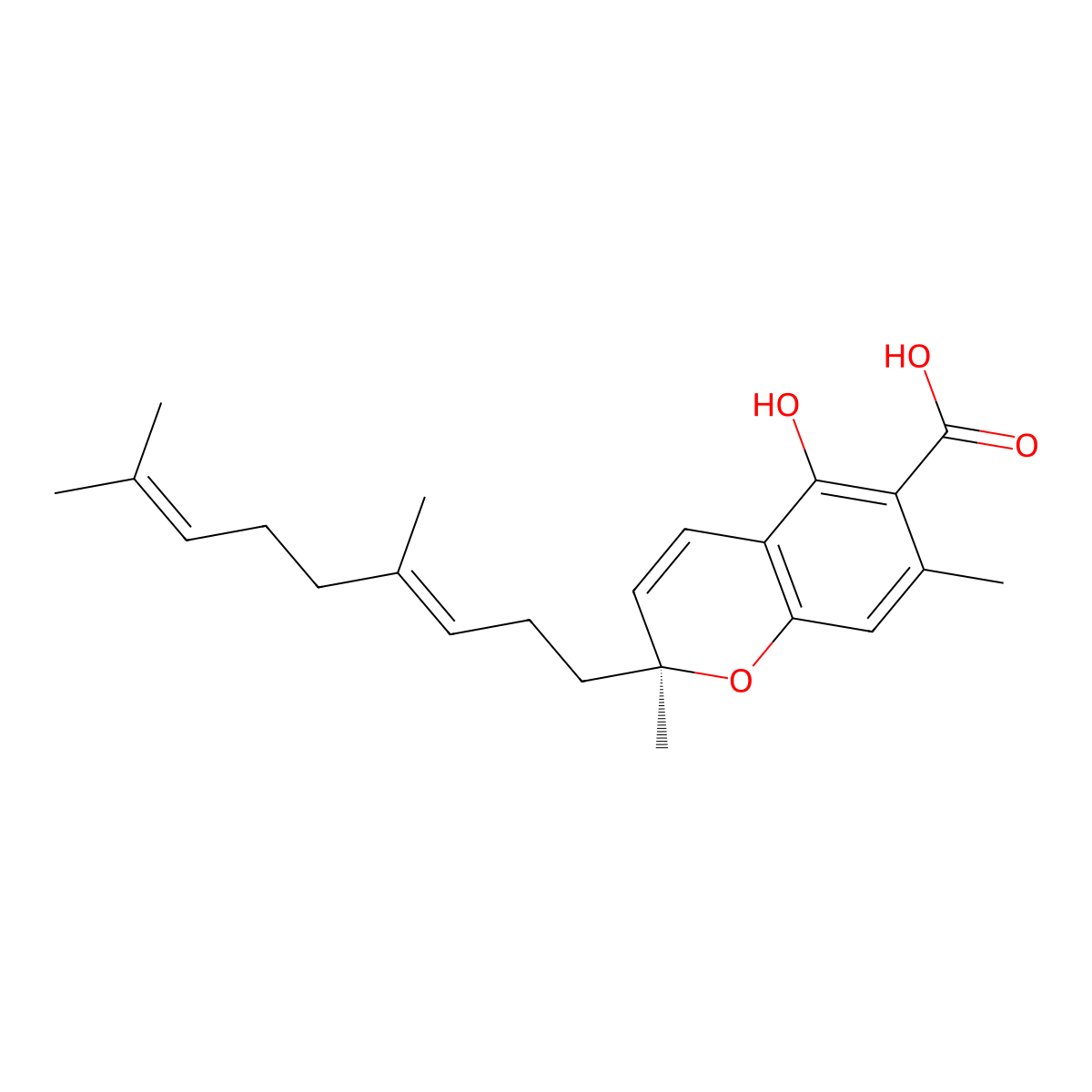 Daurichromenic Acid molecular structure, CAS 82003-90-5
