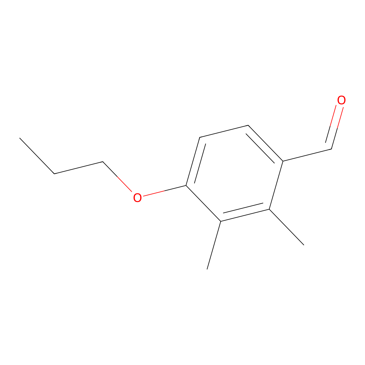2,3-Dimethyl-4-propoxybenzaldehyde molecular structure, CAS 820236-89-3