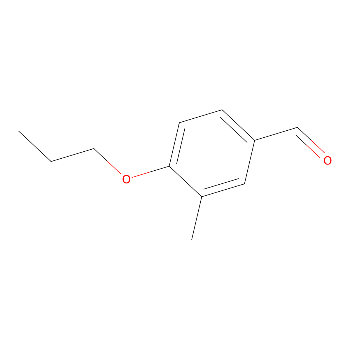 3-Methyl-4-propoxybenzaldehyde molecular structure, CAS 820236-96-2