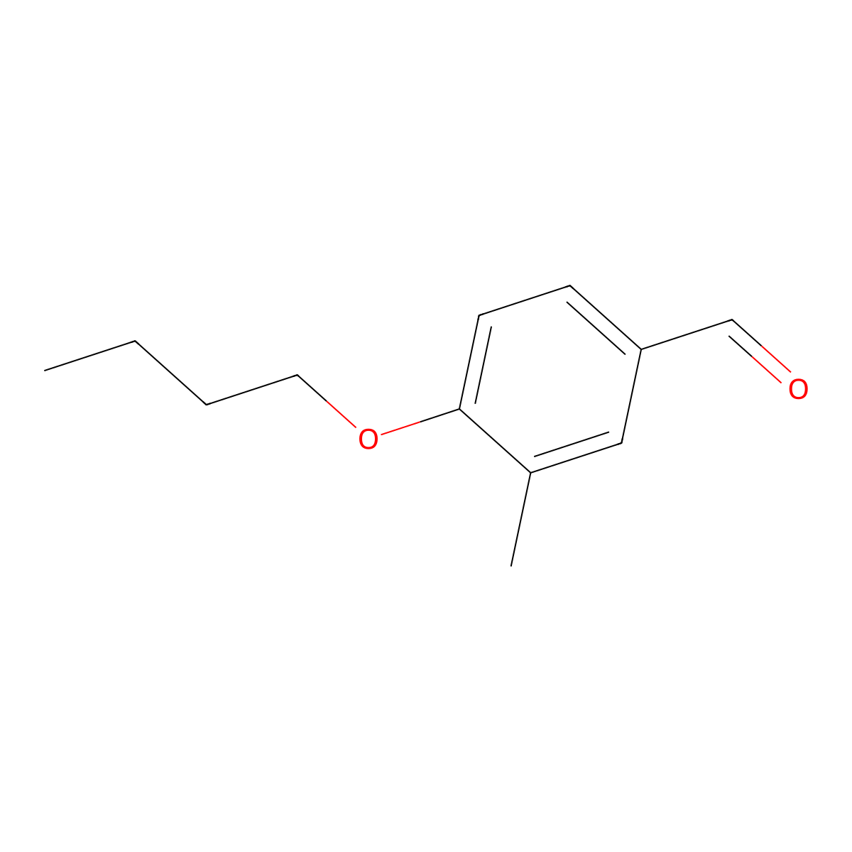 4-Butoxy-3-methylbenzaldehyde molecular structure, CAS 820236-97-3