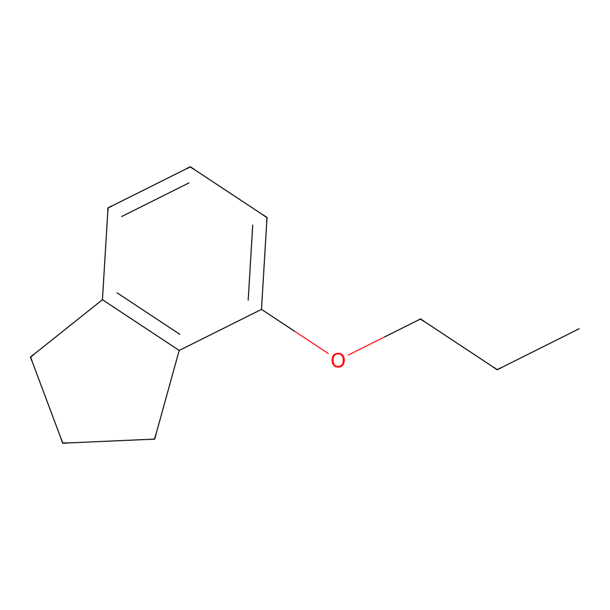 4-Propoxy-2,3-dihydro-1H-indene molecular structure, CAS 820238-24-2
