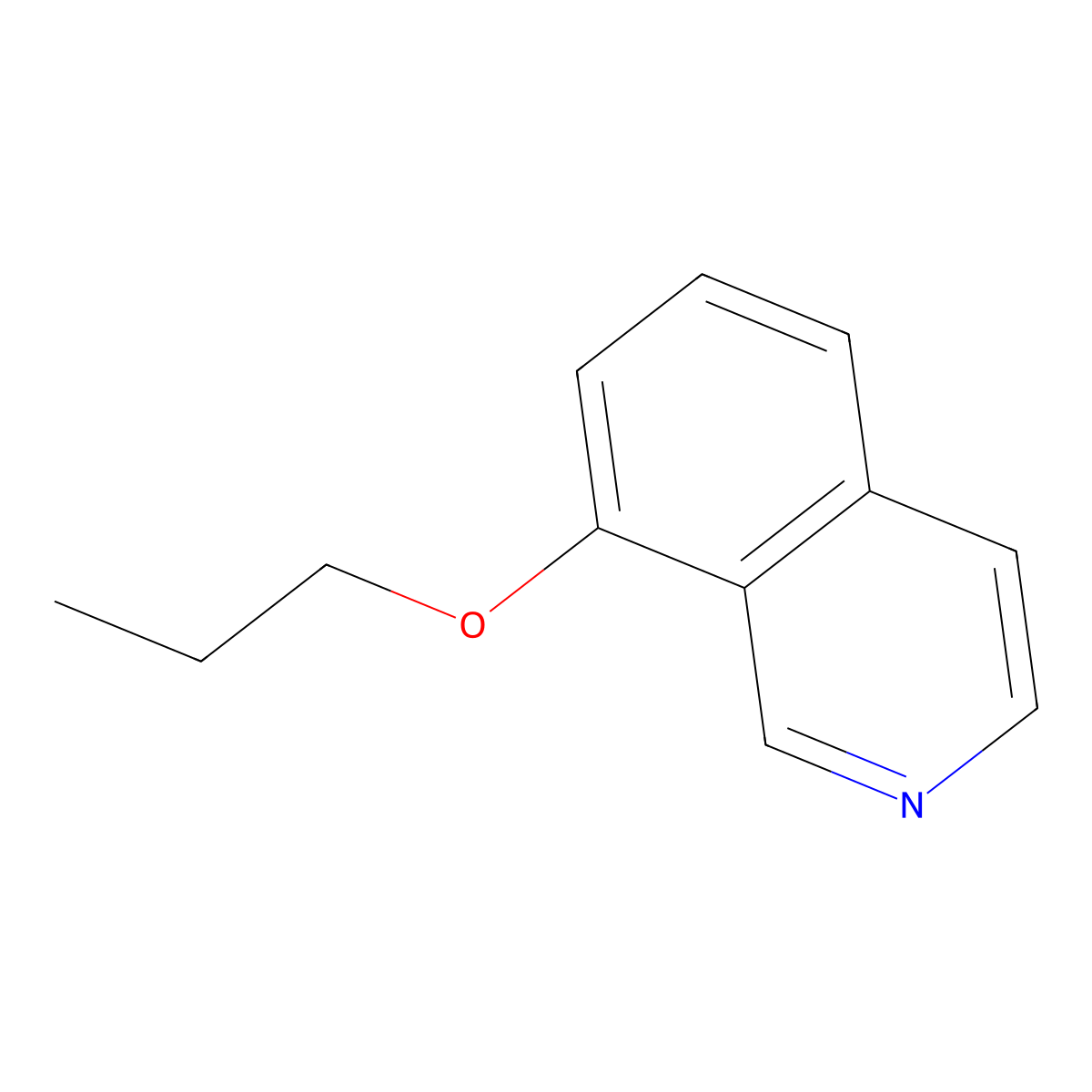 8-Propoxyisoquinoline molecular structure, CAS 820238-28-6