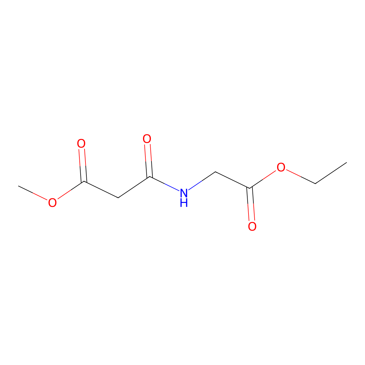 Methyl 3-[(2-ethoxy-2-oxoethyl)amino]-3-oxopropanoate molecular structure, CAS 82031-42-3