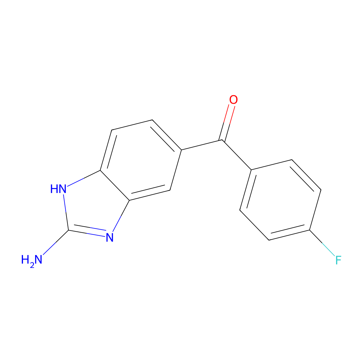 2-Aminoflubendazole molecular structure, CAS 82050-13-3