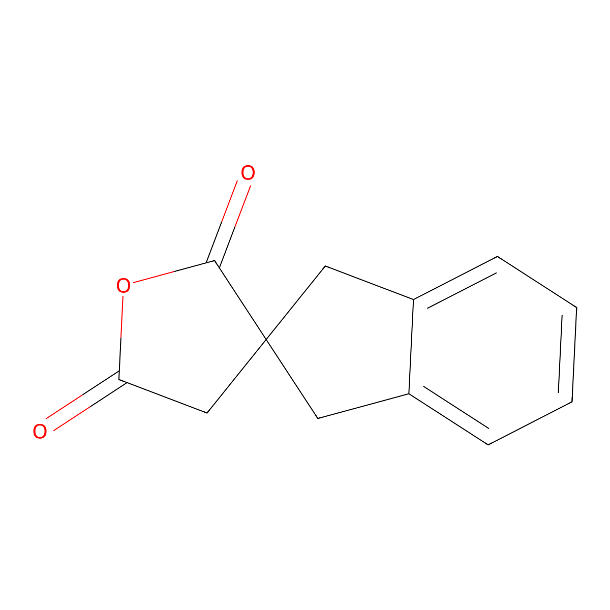 1,3-Dihydrospiro[indene-2,3'-oxolane]-2',5'-dione molecular structure, CAS 82054-53-3