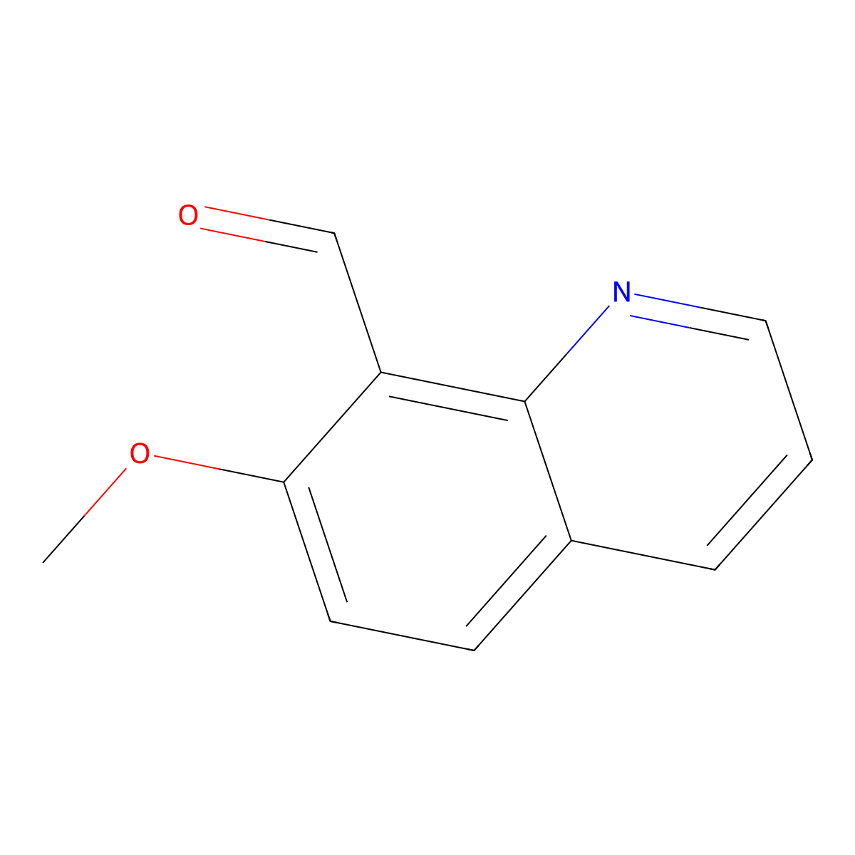 7-Methoxyquinoline-8-carbaldehyde molecular structure, CAS 82060-67-1