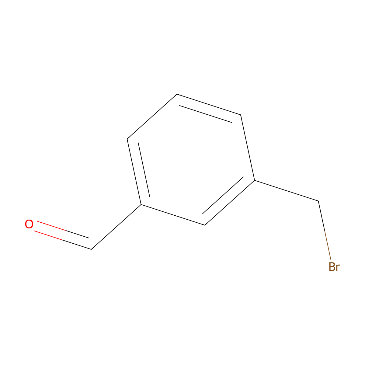 3-(Bromomethyl)benzaldehyde molecular structure, CAS 82072-23-9