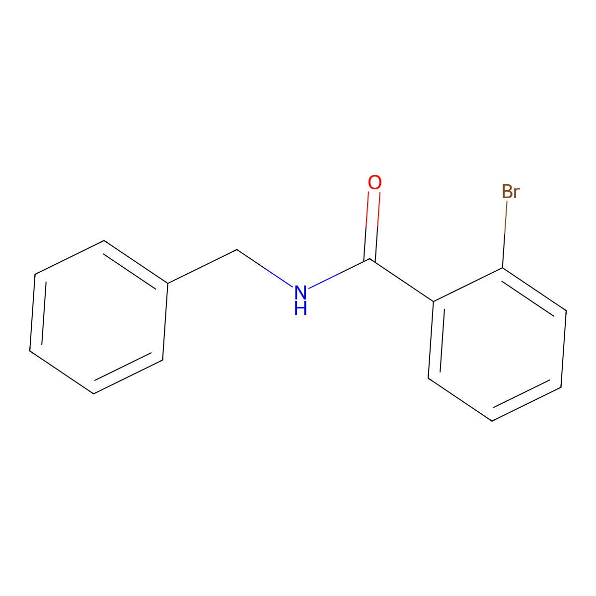 N-benzyl-2-bromobenzamide molecular structure, CAS 82082-50-6