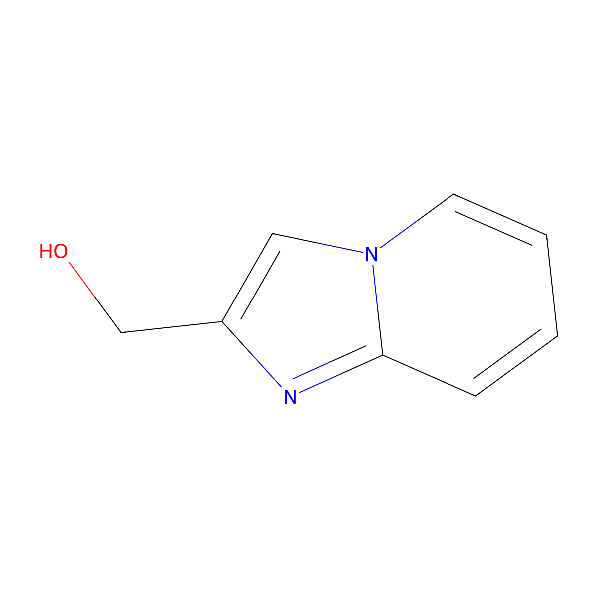Imidazo[1,2-a]pyridin-2-ylmethanol molecular structure, CAS 82090-52-6