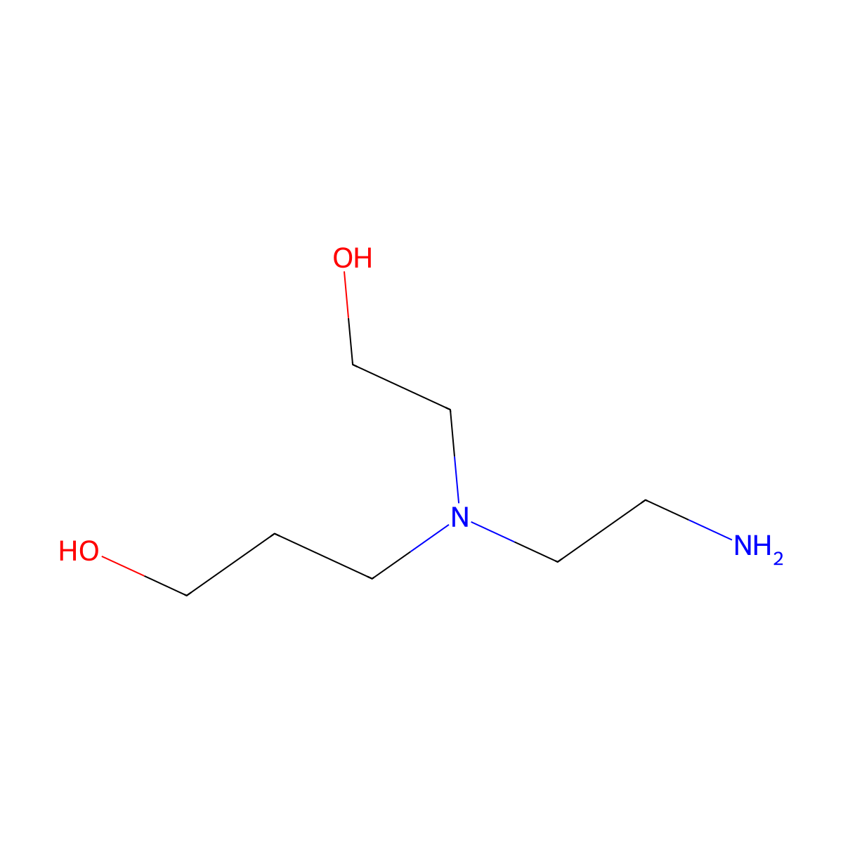 3-[(2-Aminoethyl)(2-hydroxyethyl)amino]propan-1-OL molecular structure, CAS 820965-55-7