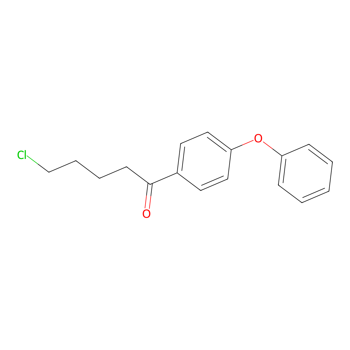 5-Chloro-1-(4-phenoxyphenyl)pentan-1-one molecular structure, CAS 820968-19-2
