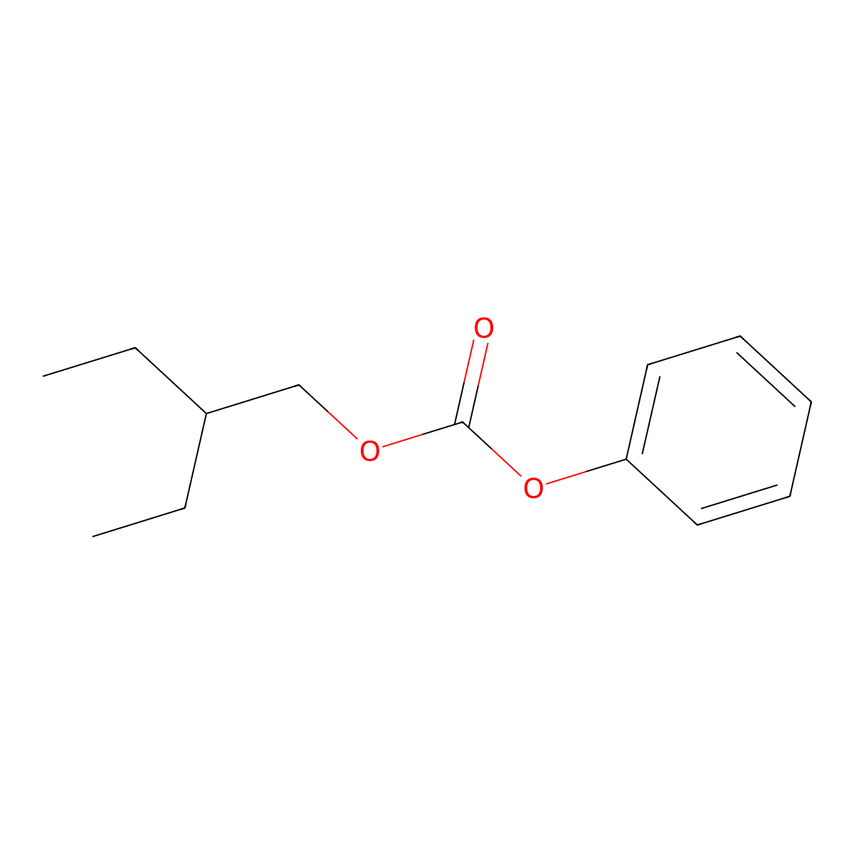 Carbonic acid, 2-ethylbutyl phenyl ester molecular structure, CAS 820969-44-6