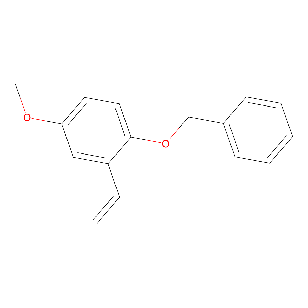 1-(Benzyloxy)-4-methoxy-2-vinylbenzene molecular structure, CAS 82099-81-8