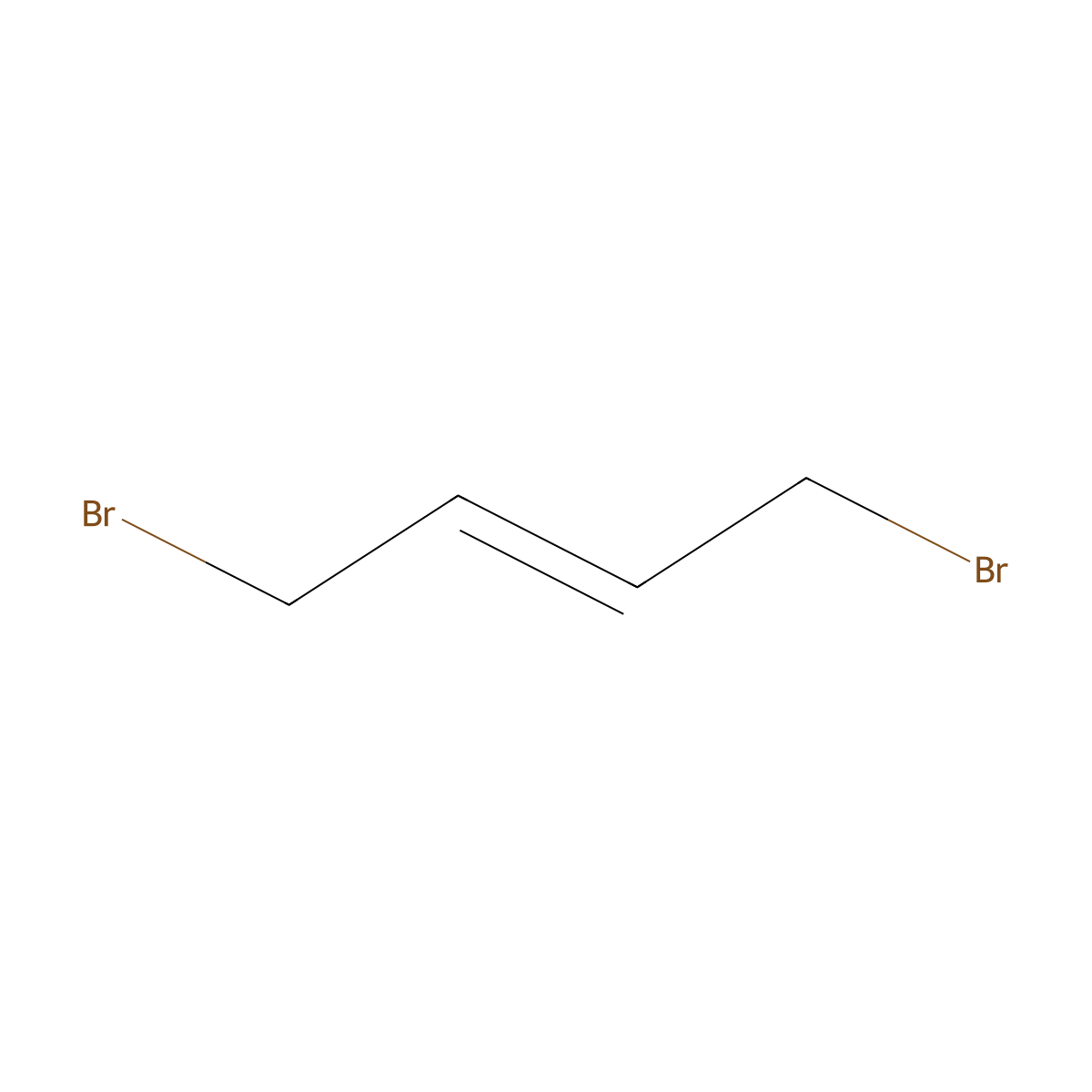 trans-1,4-Dibromo-2-butene molecular structure, CAS 821-06-7
